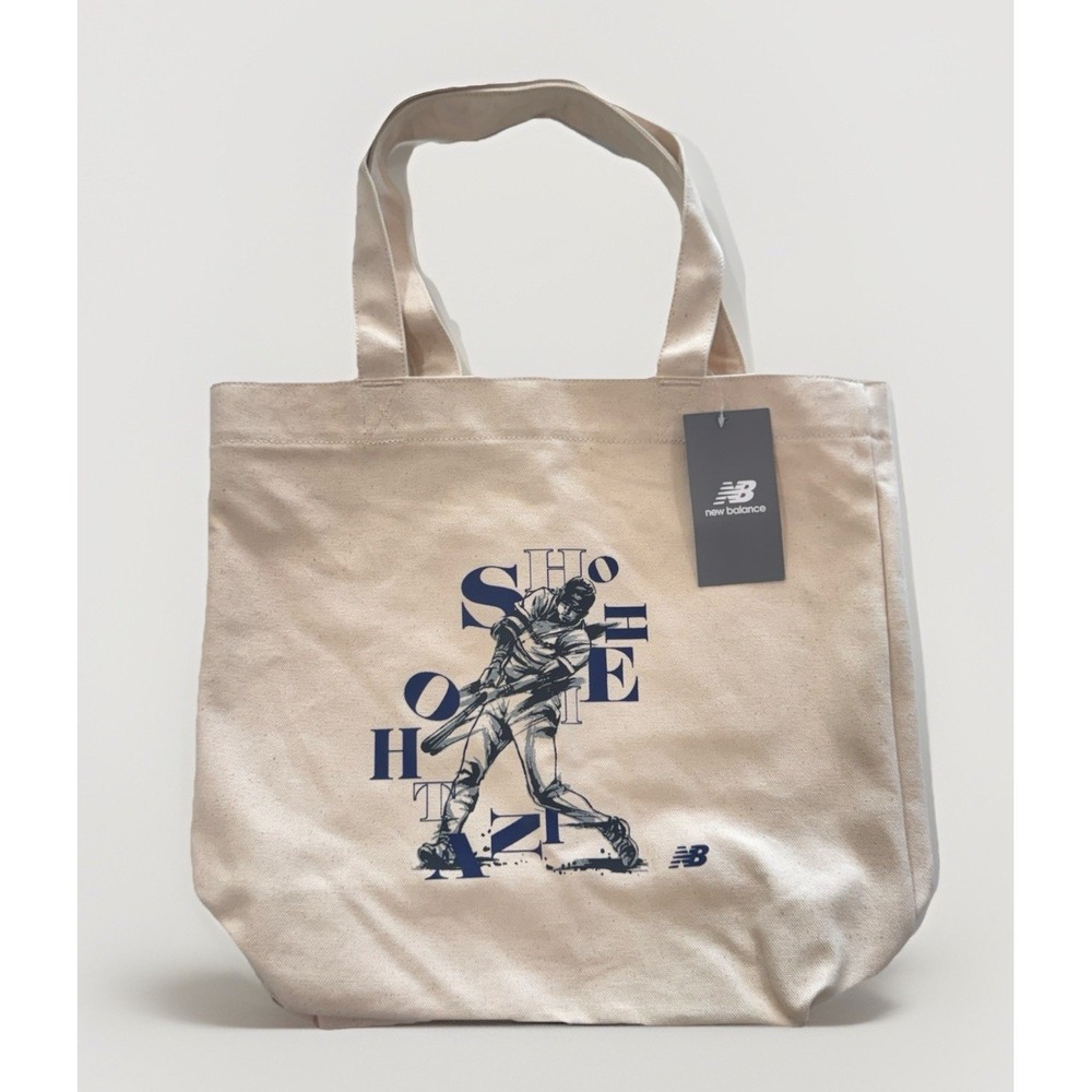 Shohei‎ Ohtani Los Angeles Dodgers Canvas Tote Bag New Balance Japan